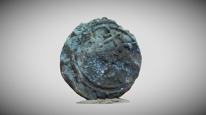 Tresot de la Suda - Moneda sense restaurar 3D Model