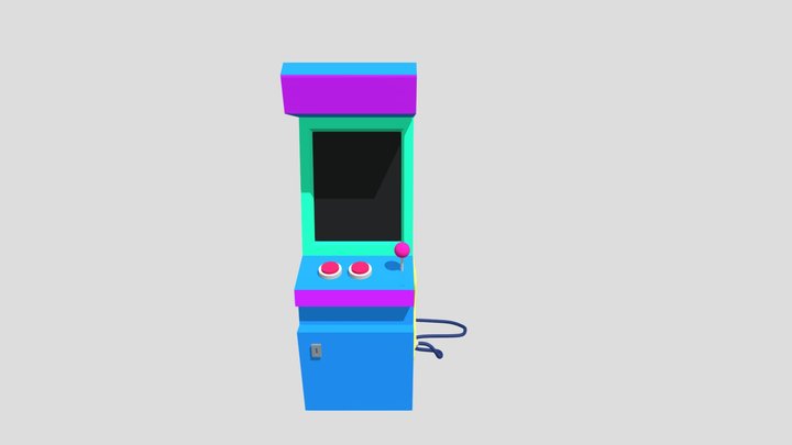 Arcade Machine 3D Model