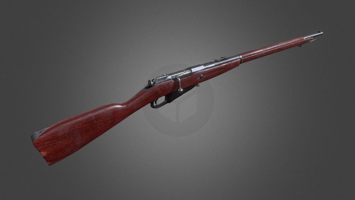 Mosin-Nagant 1891 3D Model