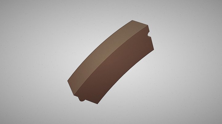 шамотный блок 3D Model