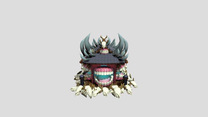 Sakunas Shrine 3D Model
