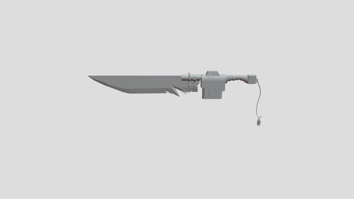 Electric Sword 3D Model