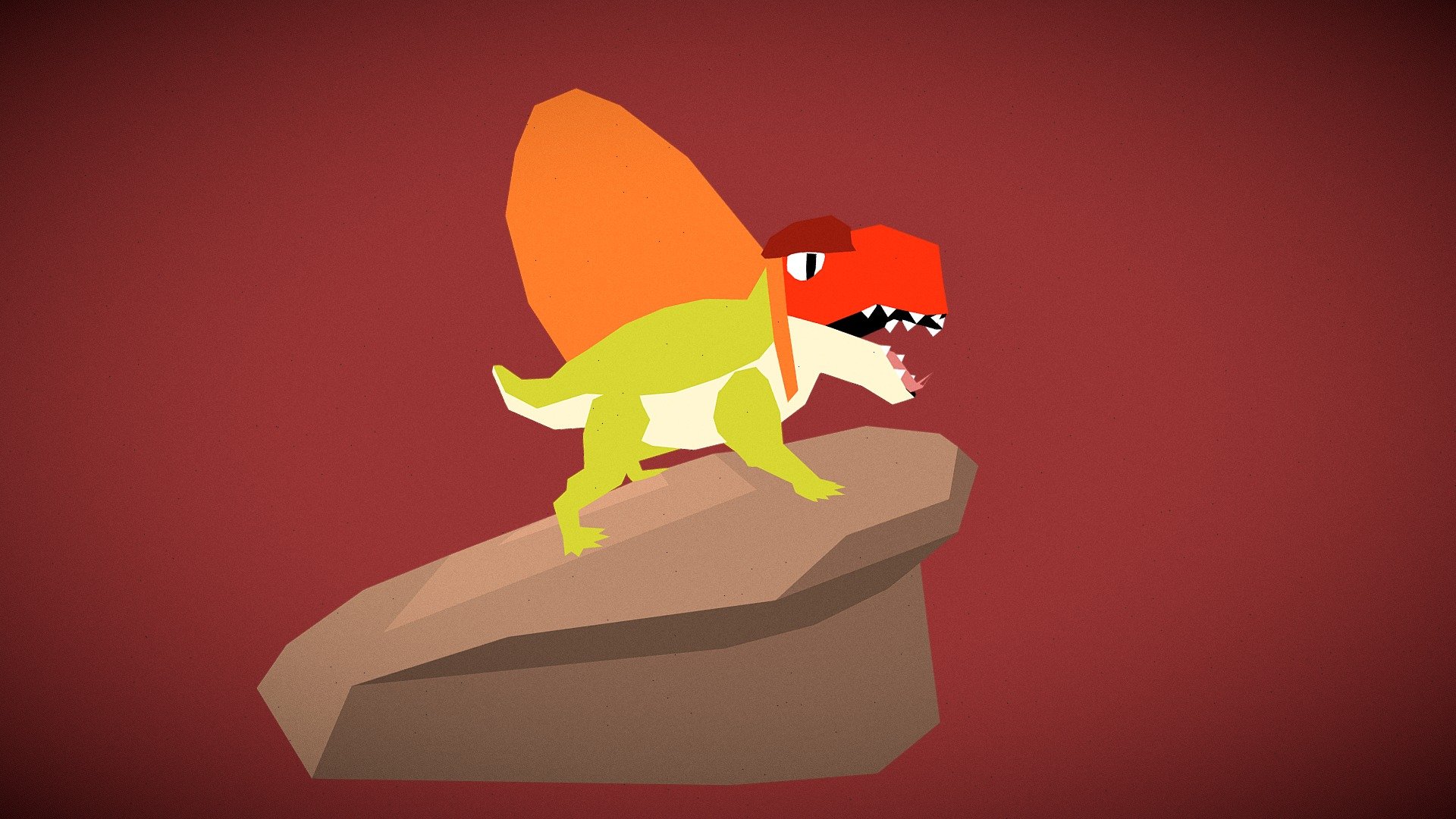 Dimetrodon - 3D model by jwg15f [77d8f12] - Sketchfab