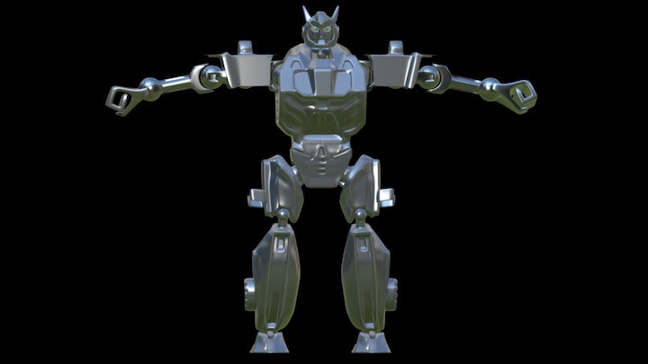 Ratchet - Bionicle Like Robot Character 3D Model