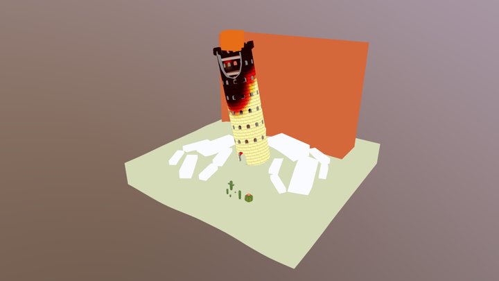 (Gray Box) Nesting Tower - Part 2 - Tower 3D Model