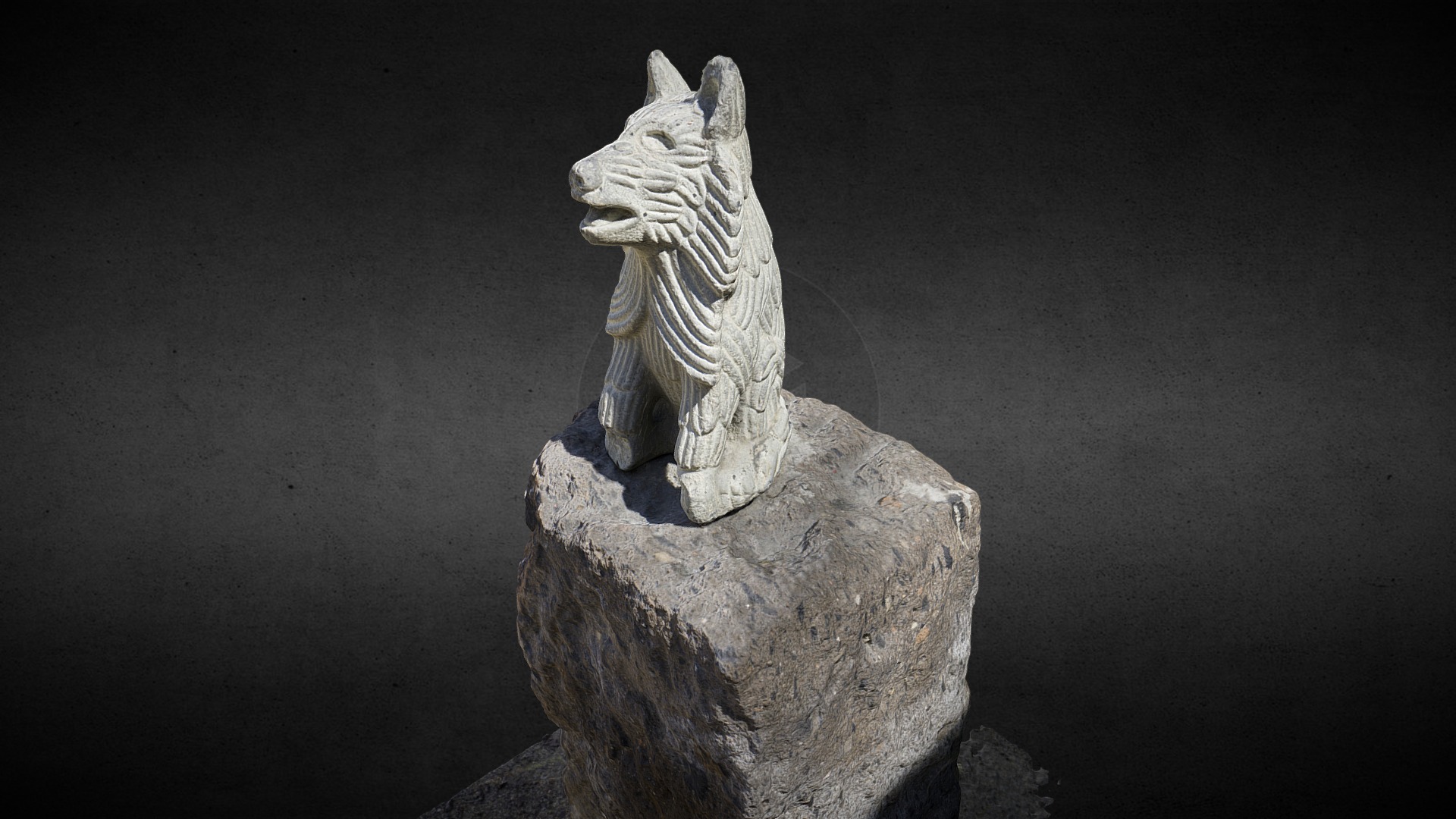 3D model mexican sculpture, TJ, Mexico - This is a 3D model of the mexican sculpture, TJ, Mexico. The 3D model is about a statue of a horse.