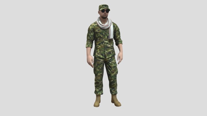 Indian theft auto army jack port military 🪖 3D Model