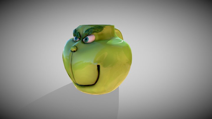 Grinch Cup 3D Model