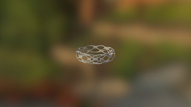 Voronoi Bracelet 3D Model