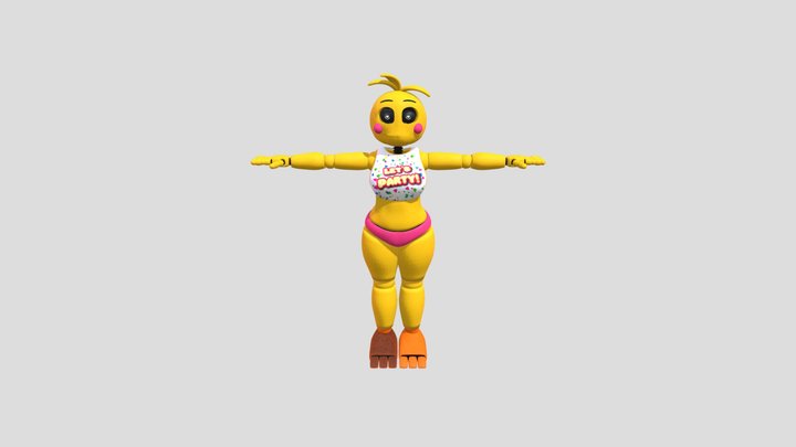 Love Taste Toy Chica 3D Model