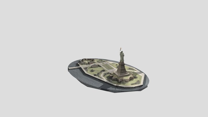 Statue_Of_Liberty_40K_1tx 3D Model