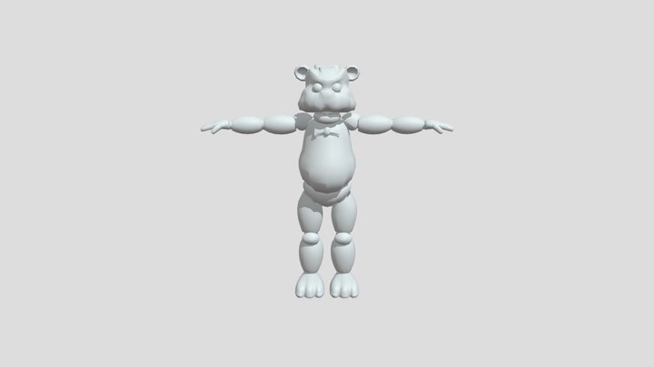 P2B_pjh9700_scruff Freddy 3D Model