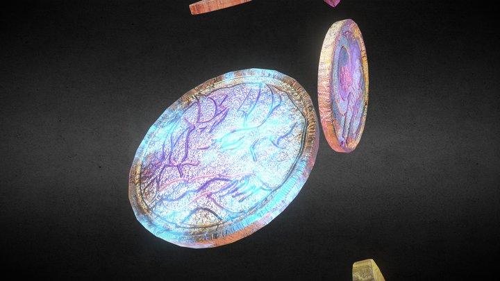 Power coins. (full glow) 3D Model