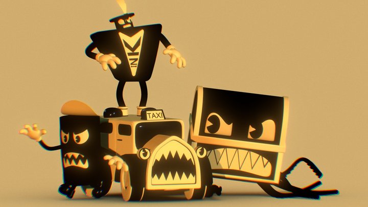 Steam Workshop::Bendy in Nightmare Run Canoodle Boss