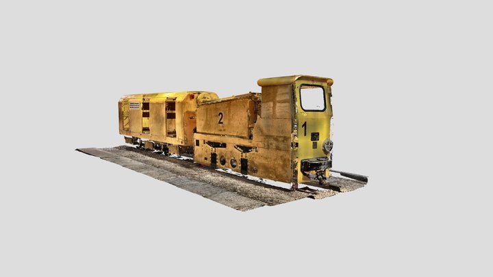 Lokomotywa dołowa typu Ldag–05 3D Model