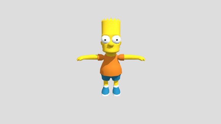 Bart_simpson_dance_animated 3D Model