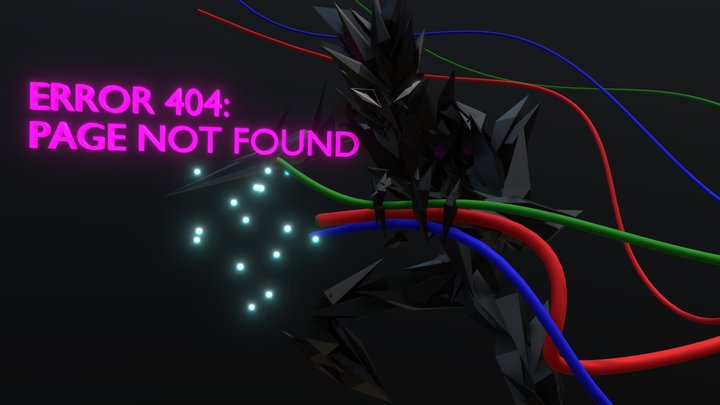 Error 404 3D Model