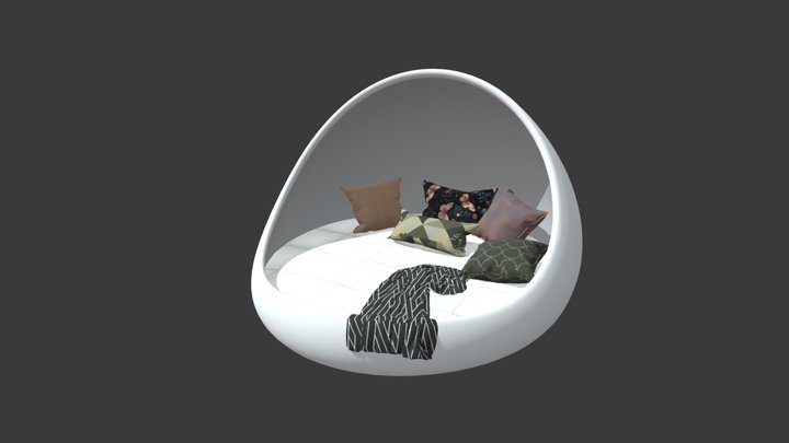 Tranquility Pod Bed 3D Model