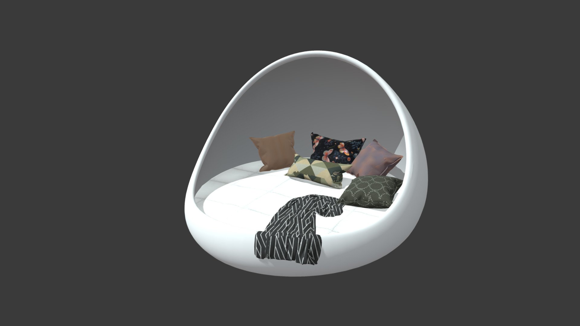 Tranquility Pod Bed Download Free 3d Model By Mughulsameer 77e0153 Sketchfab 2532