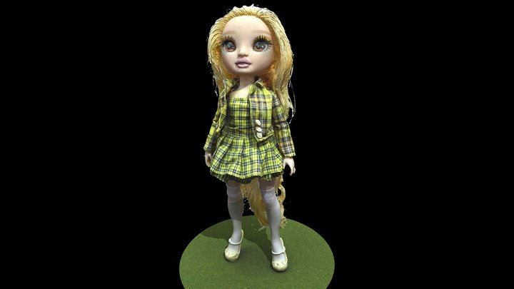 Blond Doll Test – Gratis 3D-model STL