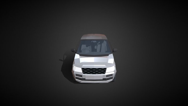 Low Poly Range Rover 3D Model