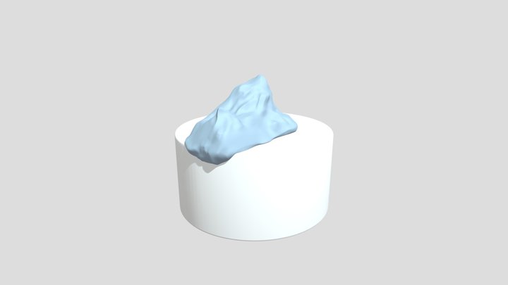 Флакон духов "Байкал" 3D Model