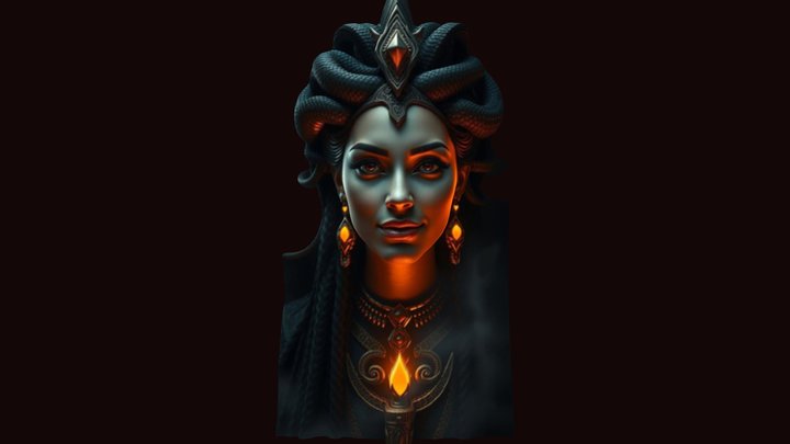 Girl Face 014 – Modello 3D gratuito STL
