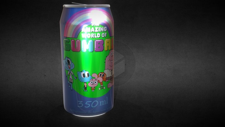latinha do gumball 3D Model