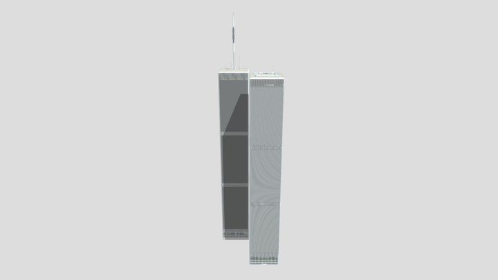 World-trade-center-twin-towers-lowpoly 3D Model