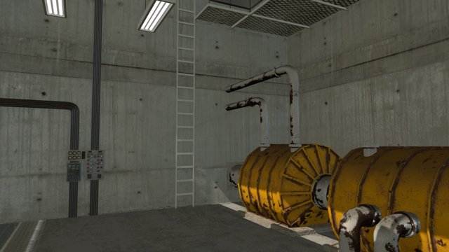 Engine Room 3D Model