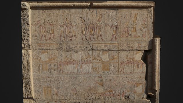 Karnak Holy of Holies South Exterior 3D Model