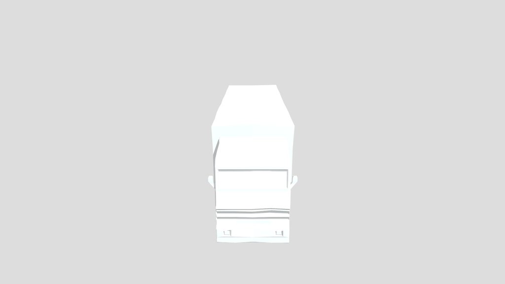 Low Poly Long Truck