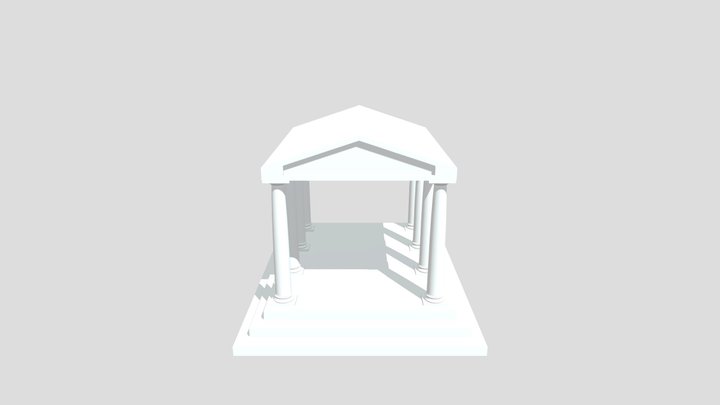 CGT 116 W3 Doric Pillar 3D Model