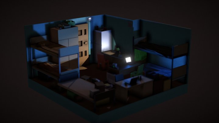 Social Behavior 3D Model