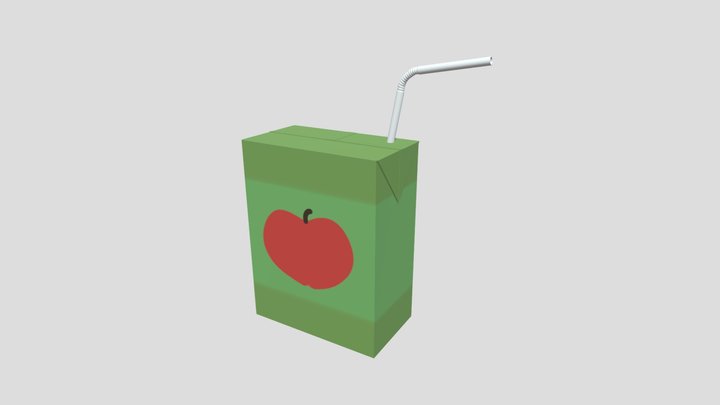 Juice Box 3D Model