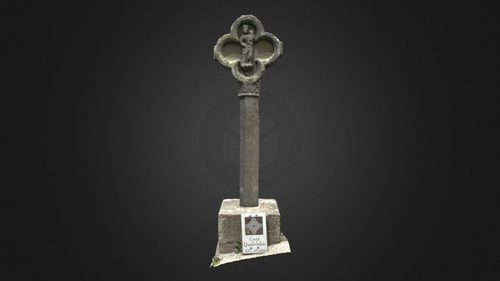 Croix de cimetière, Bain-de-Bretagne (35) 3D Model