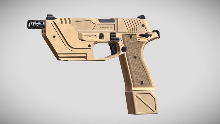 Pistol Concept 3 – Gratis 3D-model STL