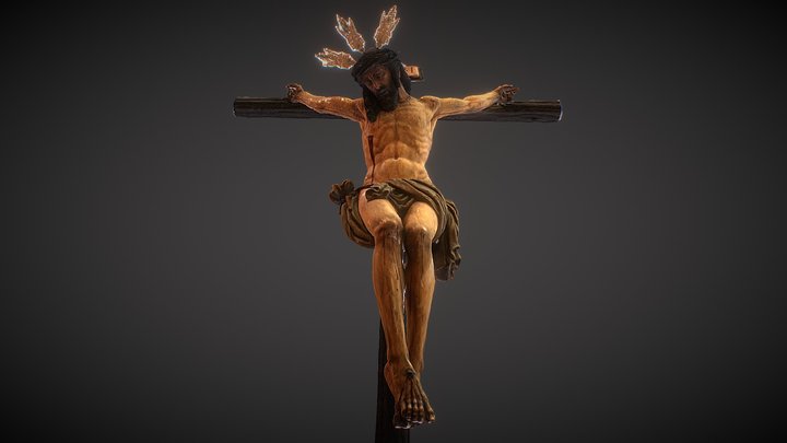 Cristo del Humilladero Granja de Torrehermosa 3D Model