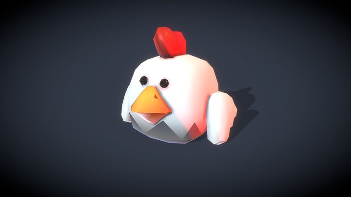 micro rooster rudy free 3D Model