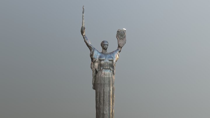 Kyiv Motherland Monument, Ukraine – Modello 3D gratuito STL