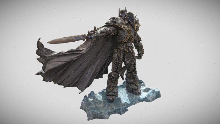 Arthas - World of Warcraft-Figure Scan 3D Model