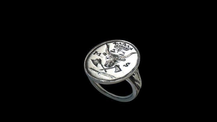 Prsteň mäsiarskeho cechu 3D Model