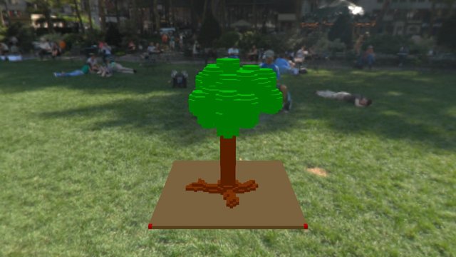 Voxel tree 3D Model