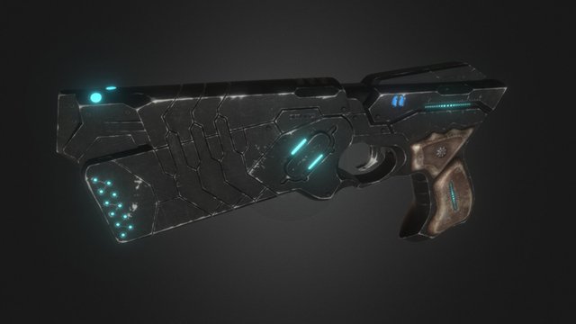 Dominator Gun 3D Model