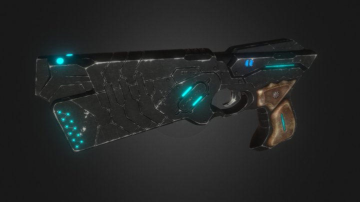 Dominator Gun 3D Model