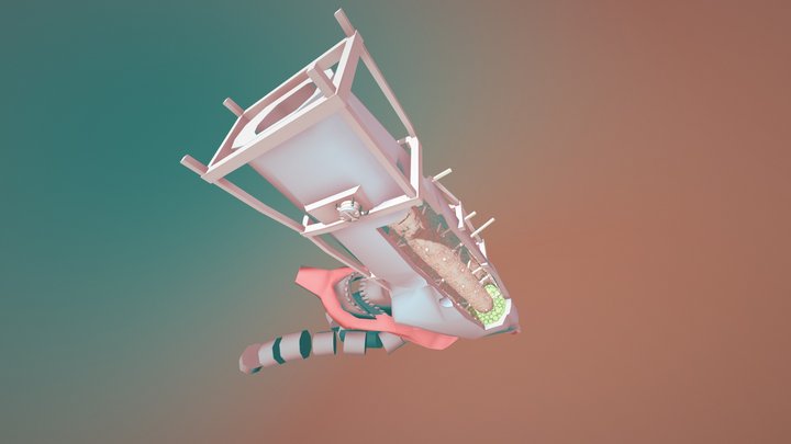 Spase head draft 3D Model