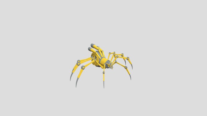 Mecha Spider 3D Model