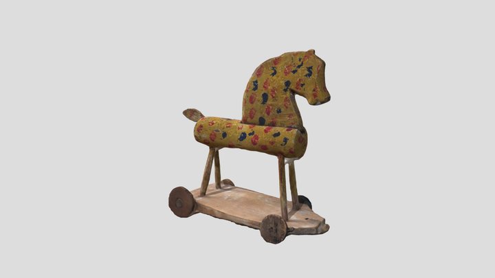 Holzpferd 3D Model
