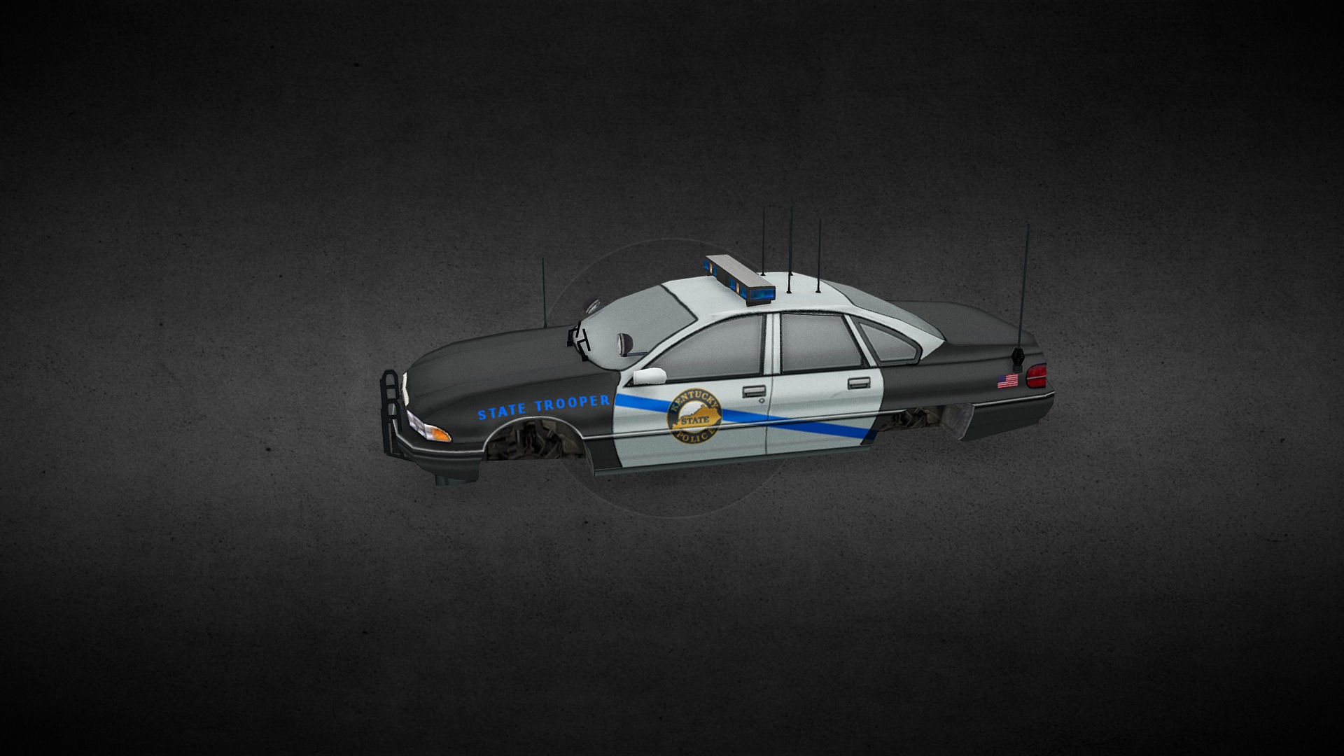 Chevrolet Caprice - State Police - 3d Model By Priman [77ec281] - Sketchfab