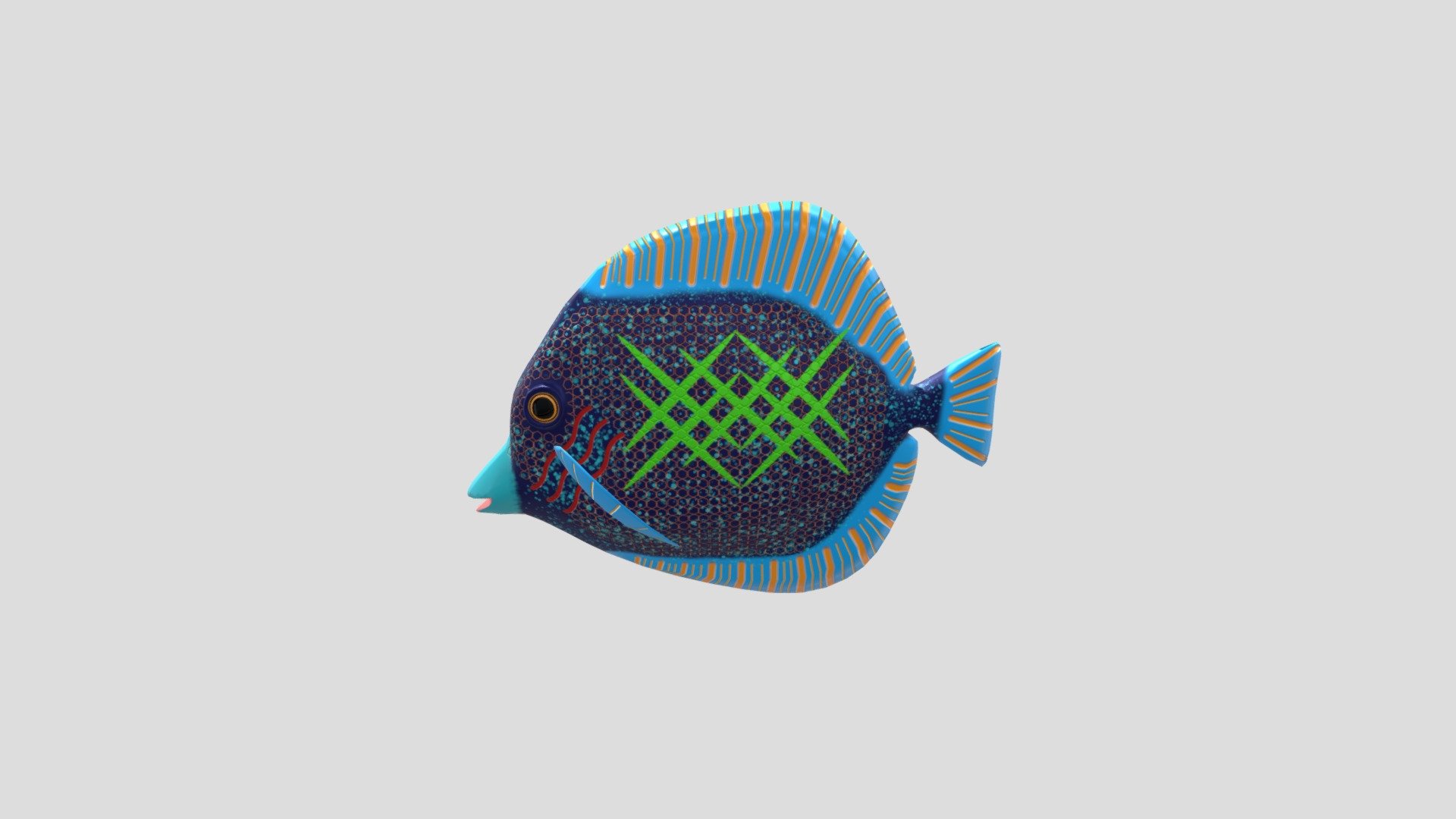 3D Fish 8a